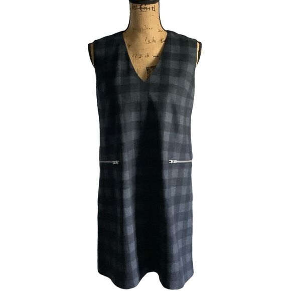 MADEWELL 1937 Buffalo Check Jumper Mini Dress Small - Picture 5 of 12